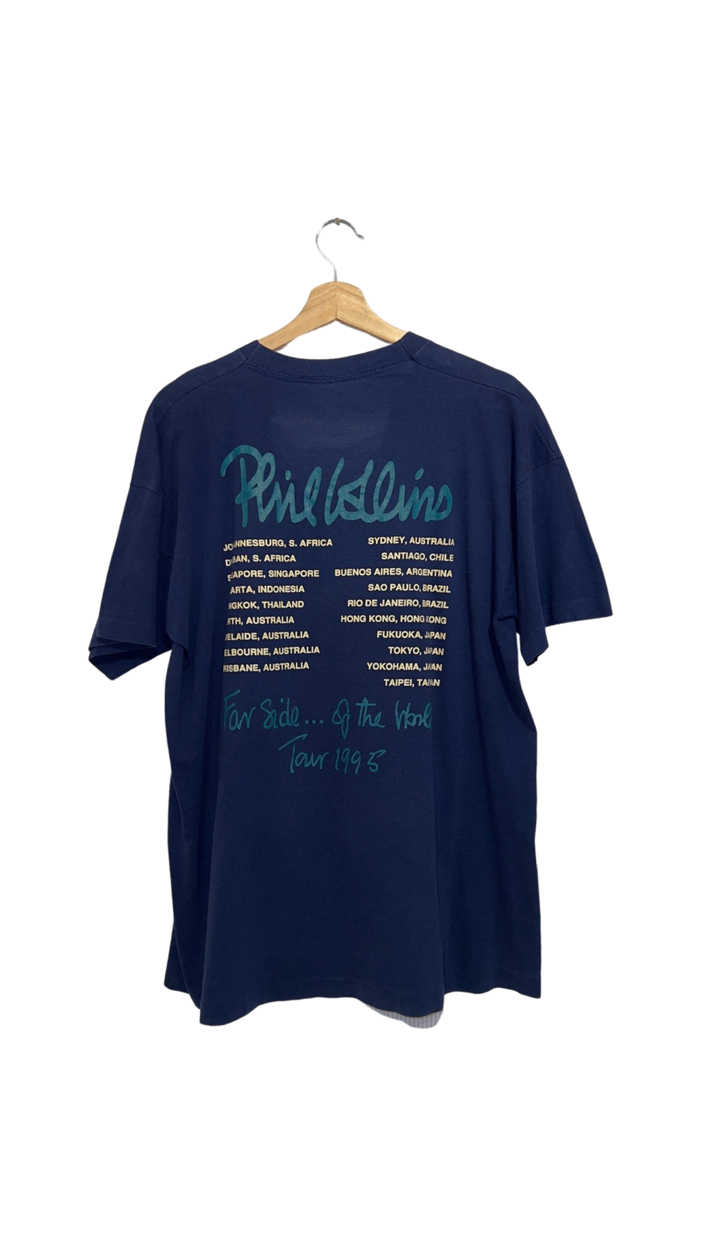 Vintage 1995 Phil Collins Tour Tee KIF Vintage