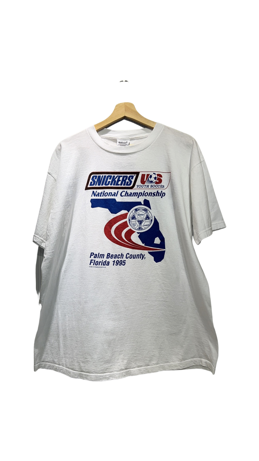 Vintage 1995 Snickers x Adidas Youth Soccer Promo Tee KIF Vintage