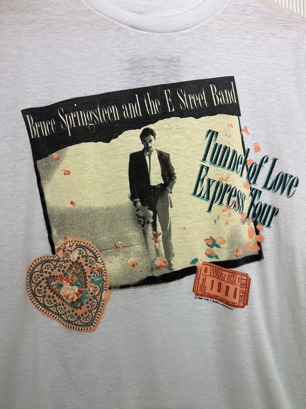 Vintage 1988 Bruce Springsteen Tunnel Of Love Tee KIF Vintage