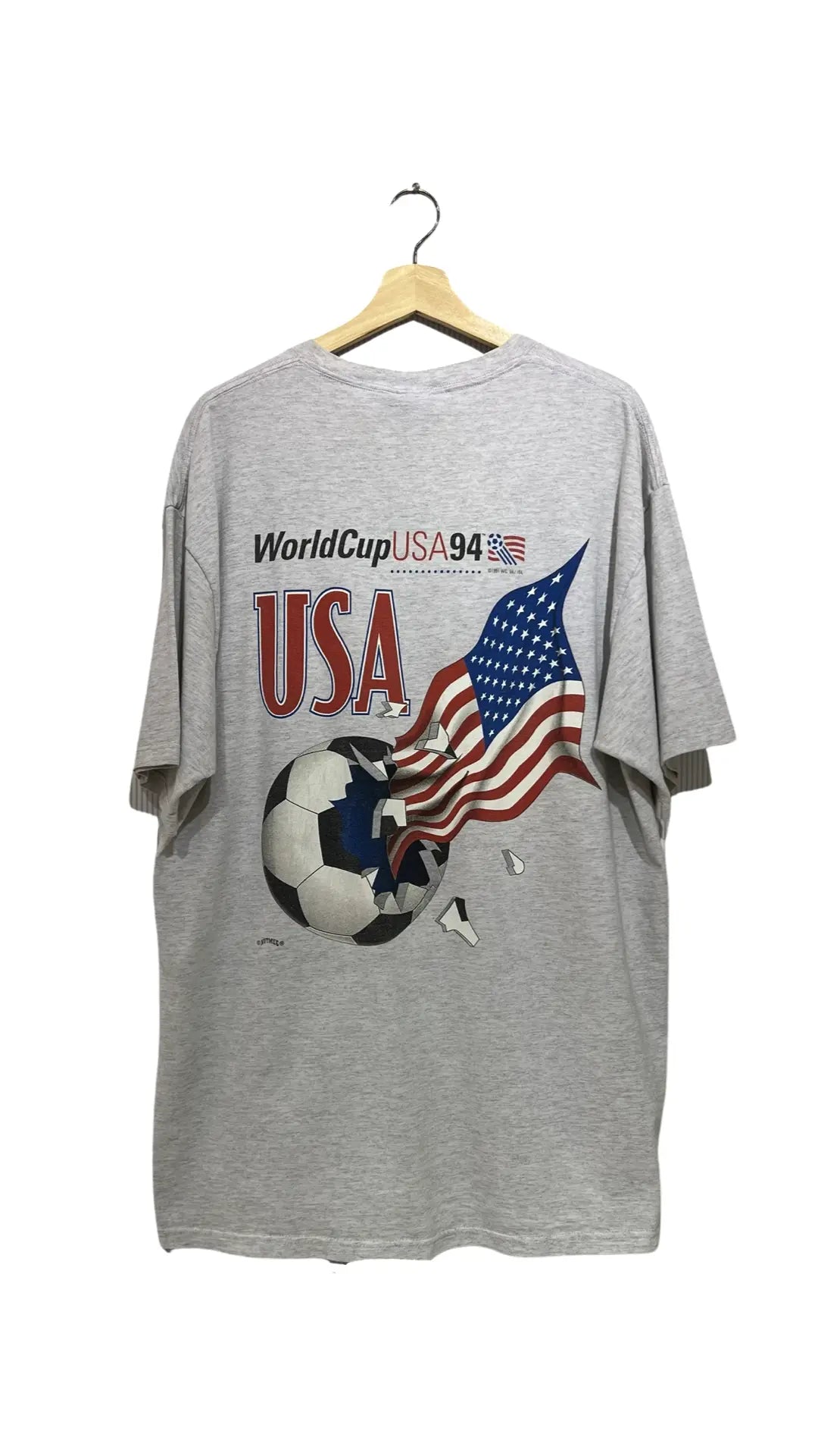 Vintage 1994 FIFA USA World Cup Double Sided Promo Tee KIF Vintage