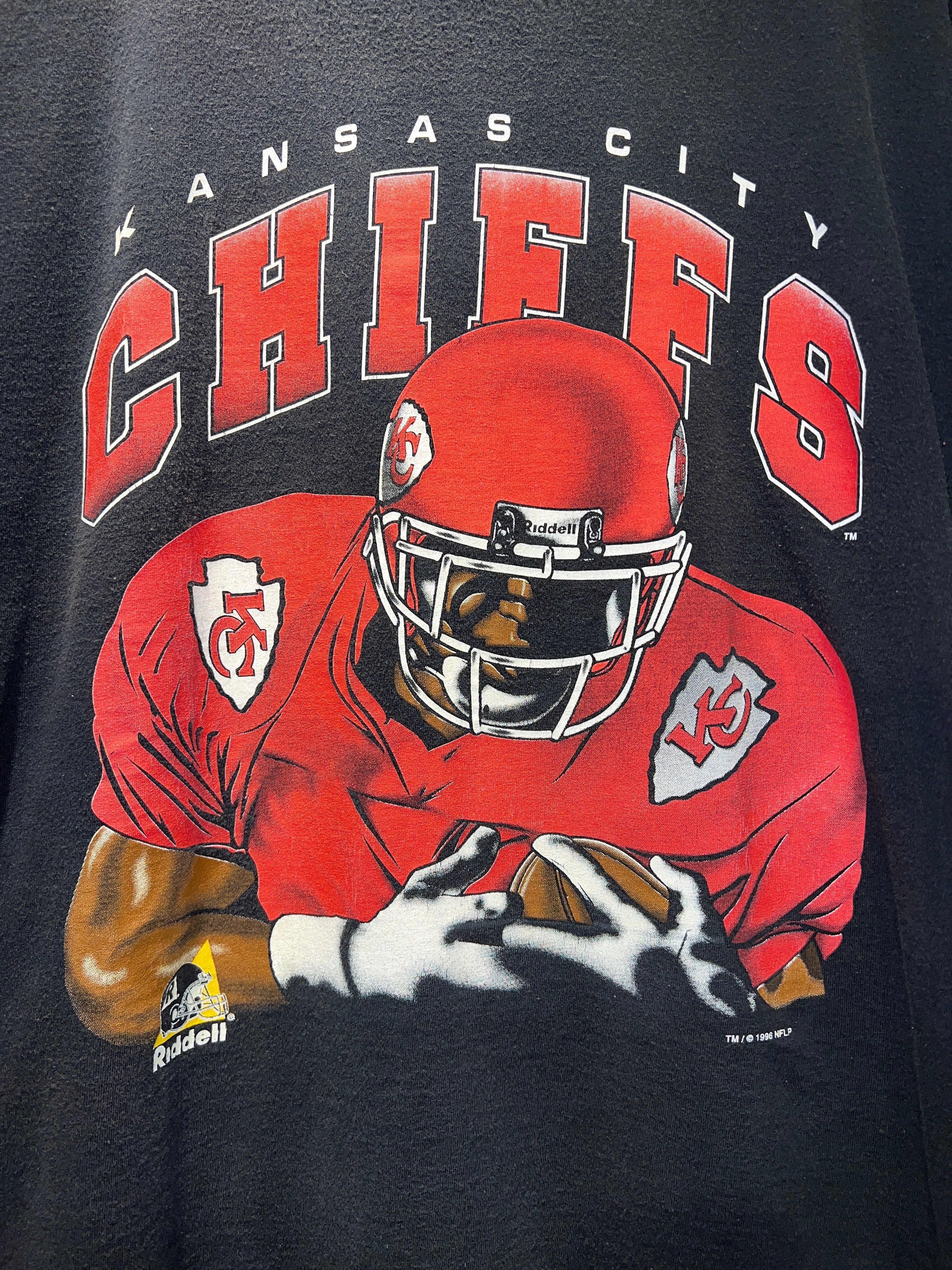 Vintage 90s Kansas City Chiefs Double Sided Tee KIF Vintage