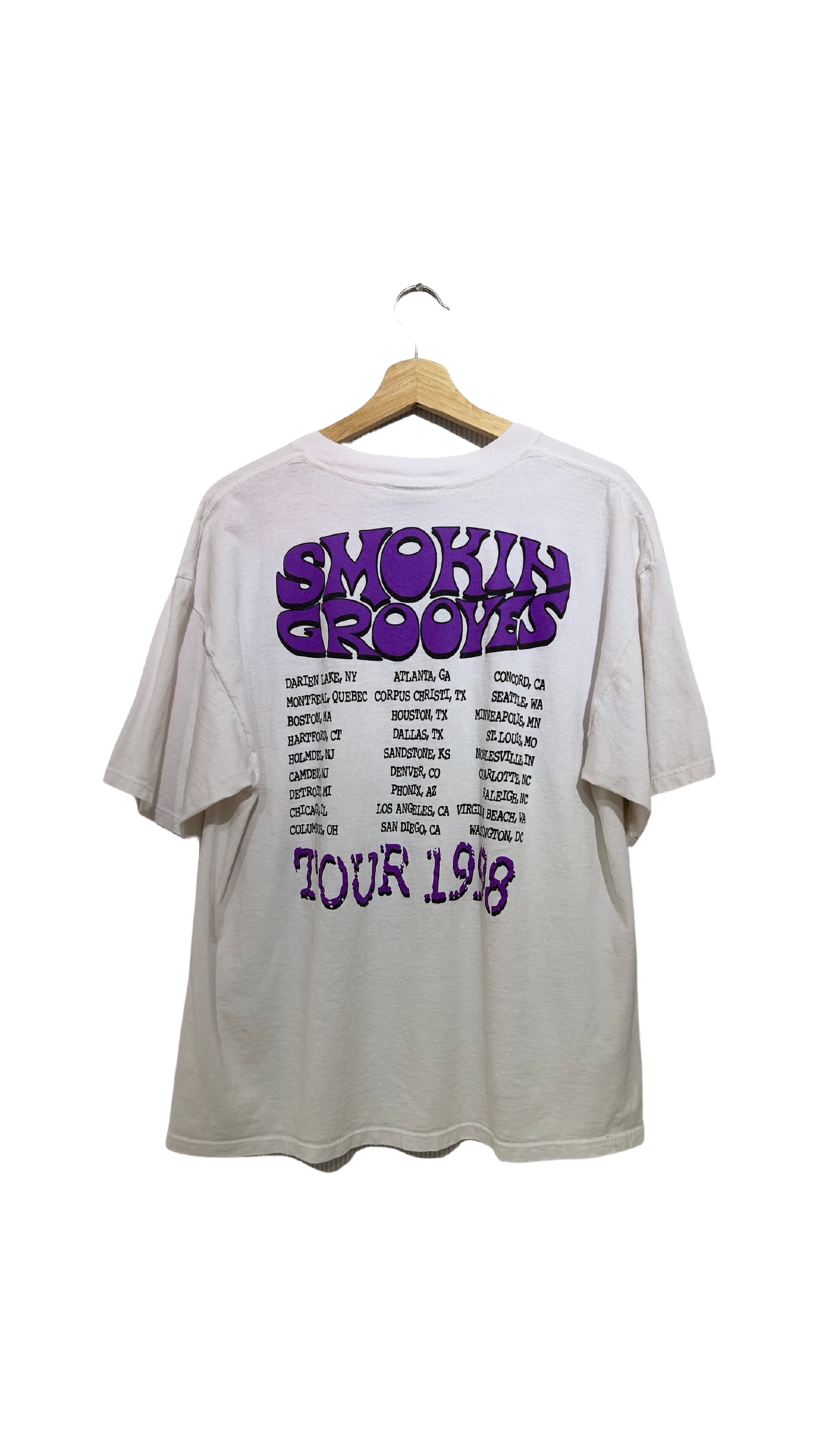 Vintage Rare 1998 Smokin Grooves Public Enemy Cypress Hill Busta Tee KIF Vintage