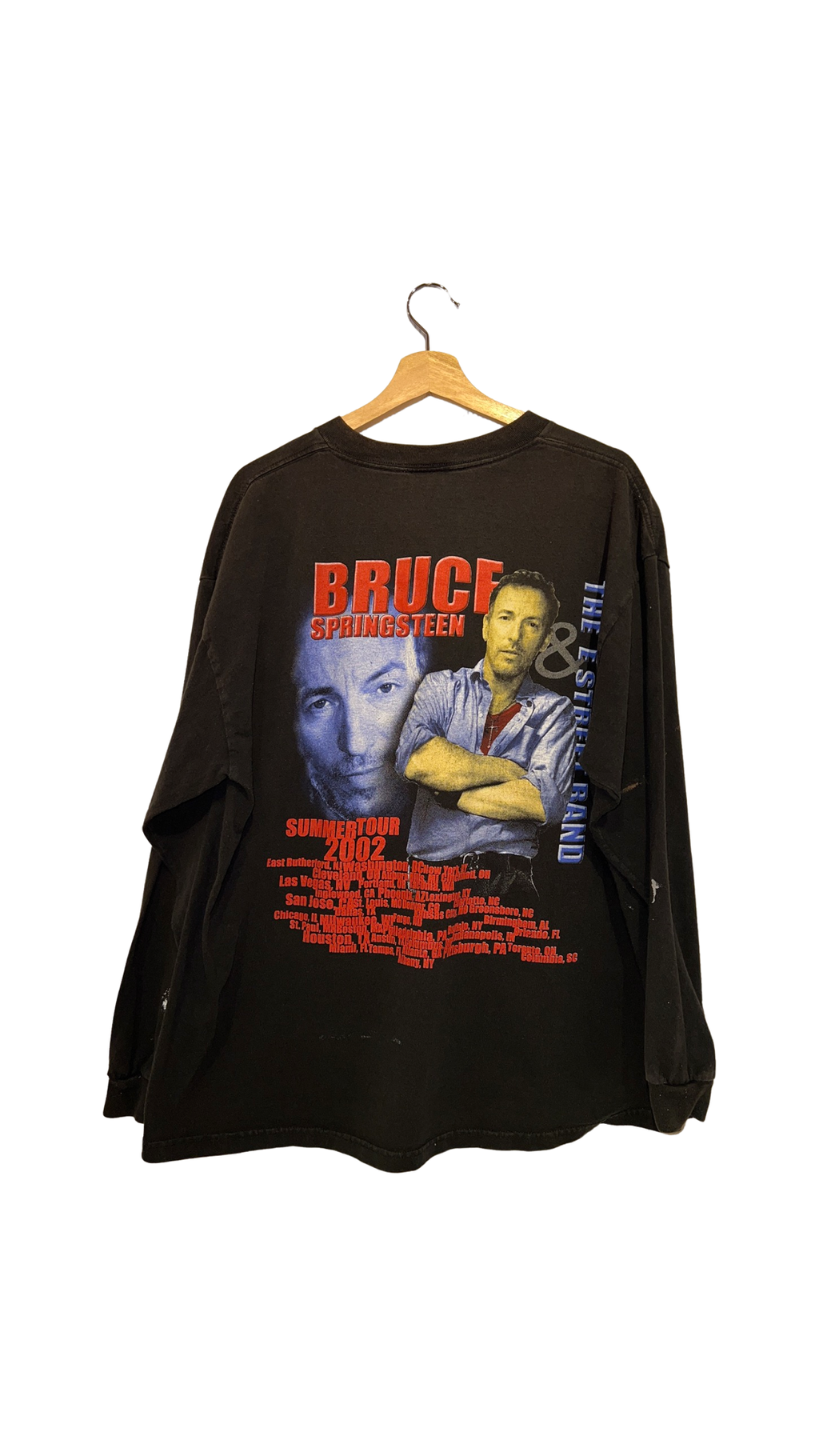 Vintage 2002 Bruce Springsteen L/S Double Sided Promo Tee KIF Vintage