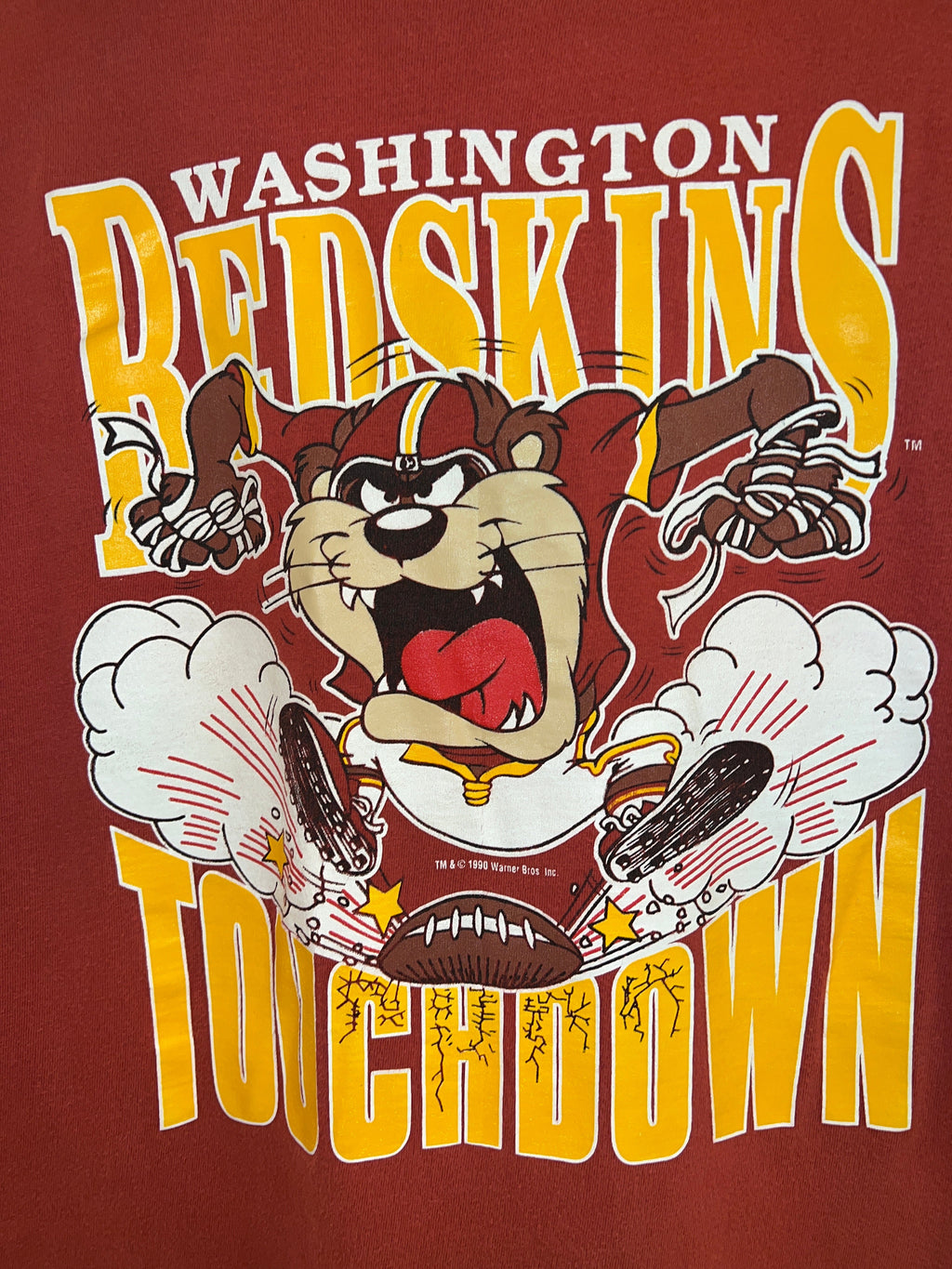Vintage 90s Taz x Washington Redskins Tee KIF Vintage