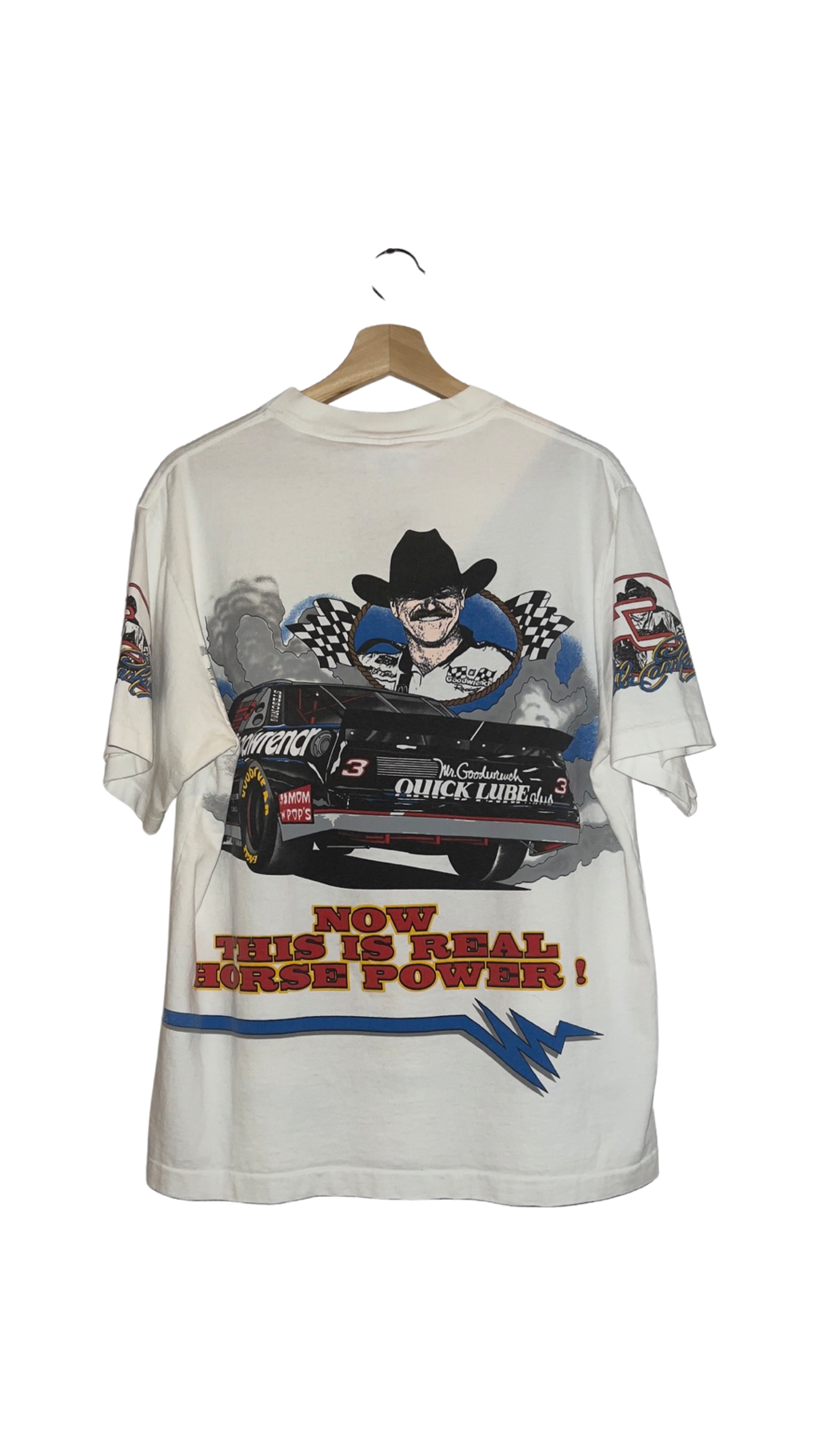 Vintage 1994 Cowboys & Engines Dale Earnhardt Sr Tee KIF Vintage