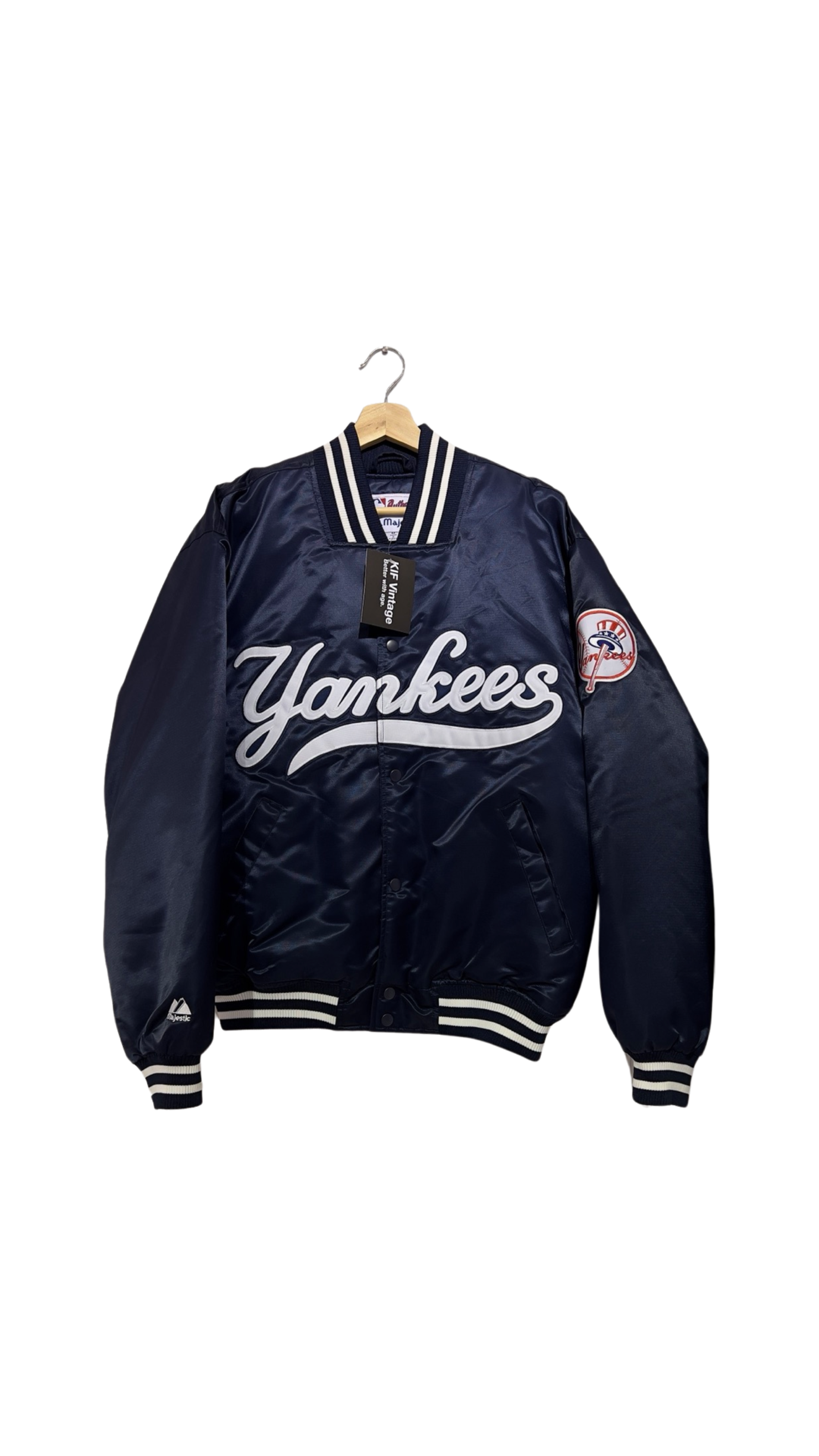 Vintage 90s New York Yankees Majestic Bomber Jacket KIF Vintage