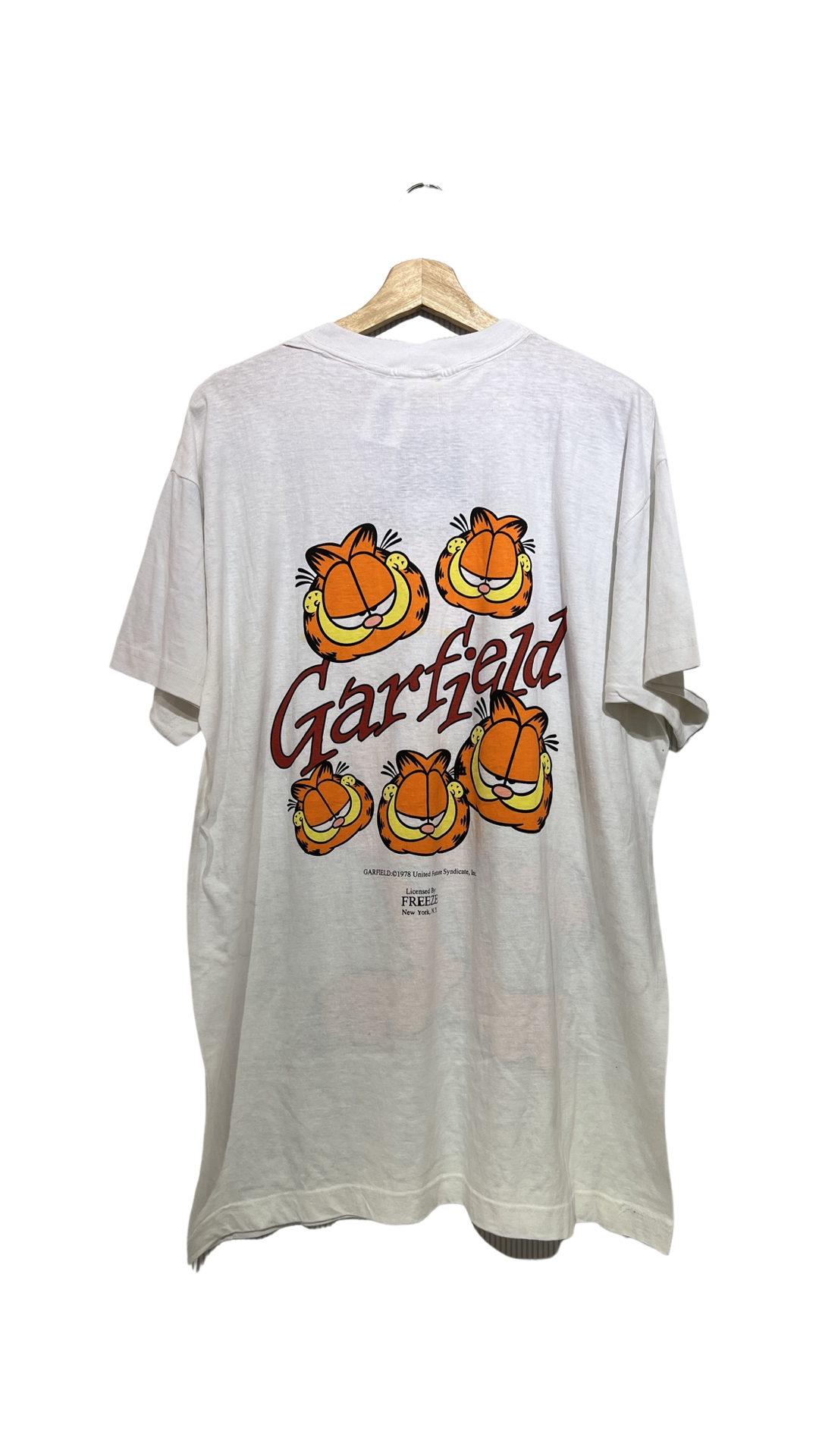 Vintage 90s Garfield Big Print Tee KIF Vintage