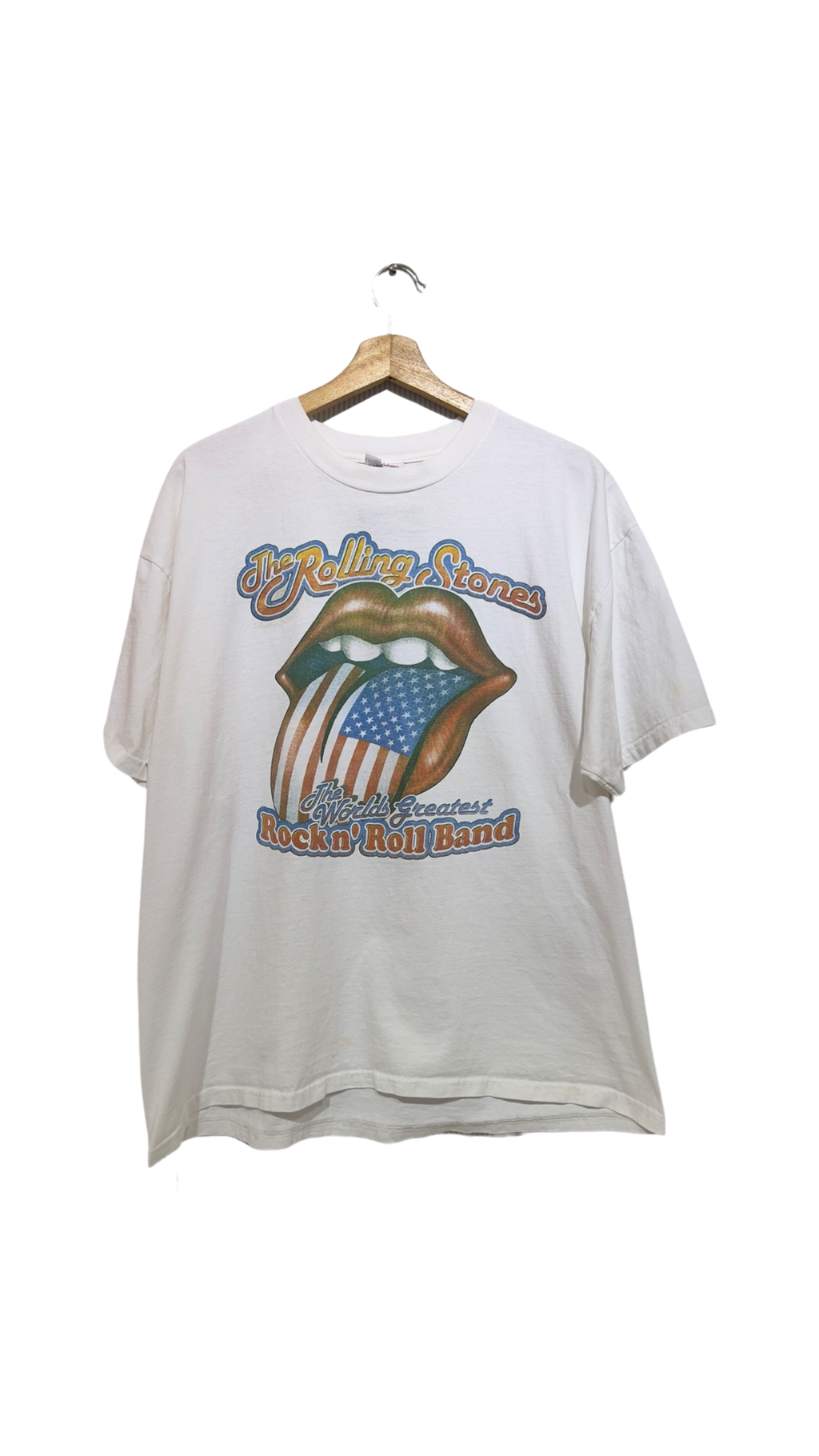 Vintage 1995 Rolling Stones Bridges To Babylon Tour Tee KIF Vintage