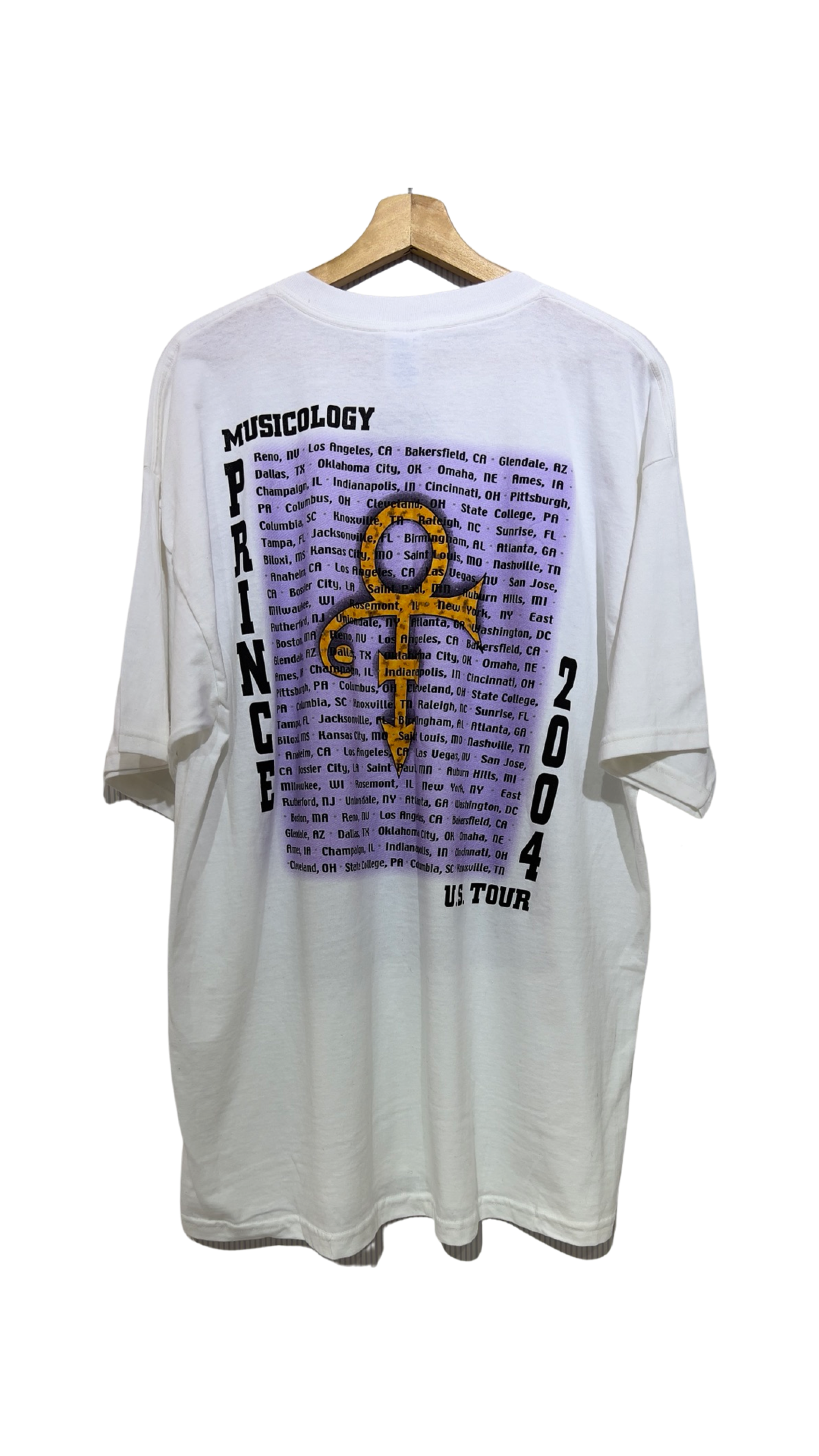 Vintage Rare 2004 Prince Musicology Tour Tee KIF Vintage