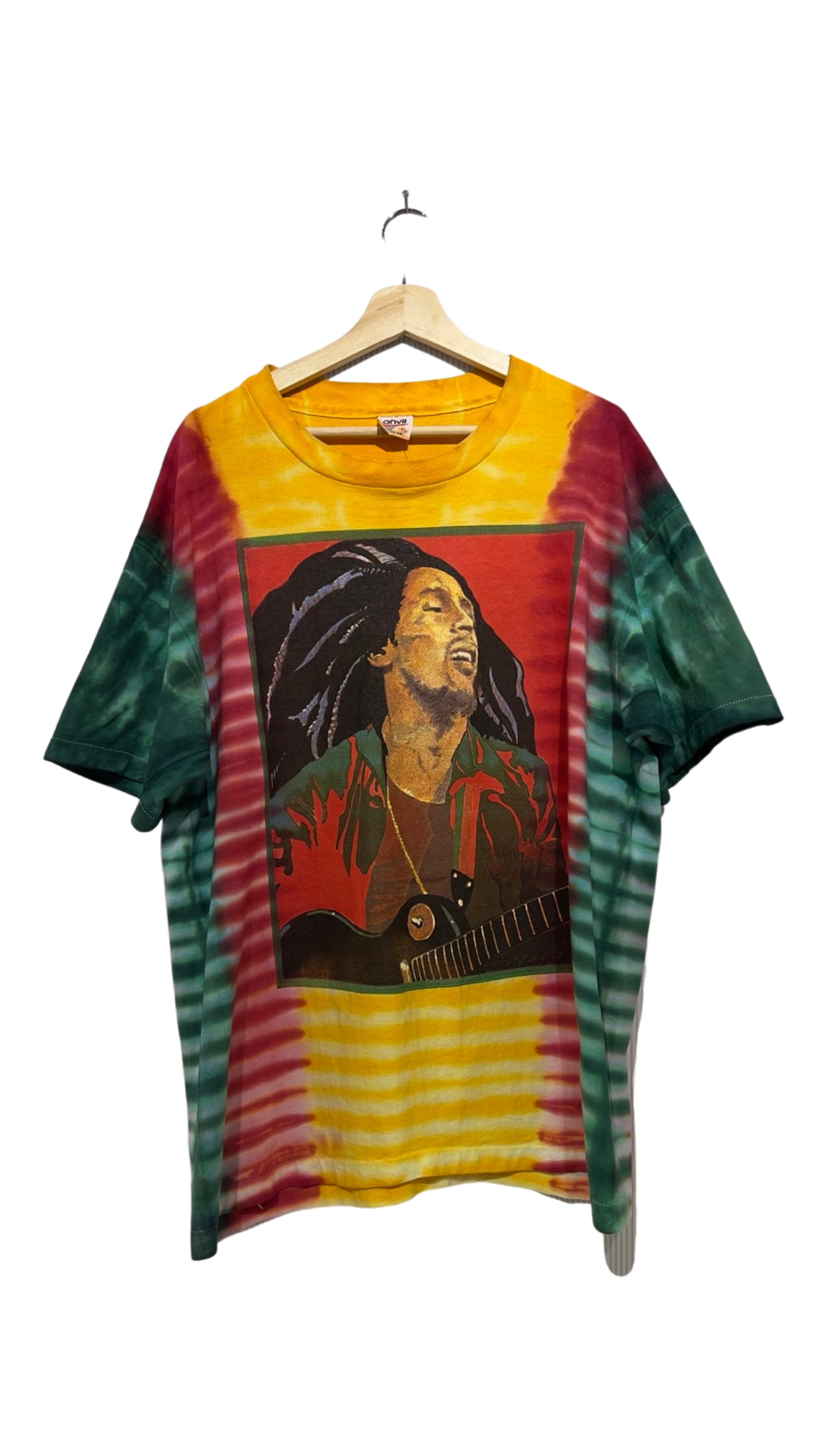 Vintage Rare 1994 Bob Marley Life You're Living Tie Dye Tee KIF Vintage