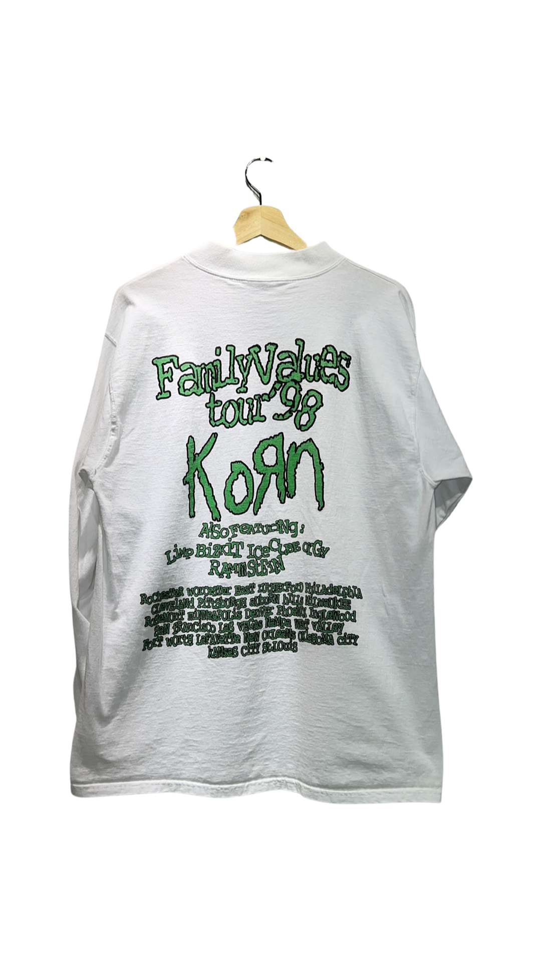 Vintage 1998 Korn Family Values LS Tour Tee KIF Vintage