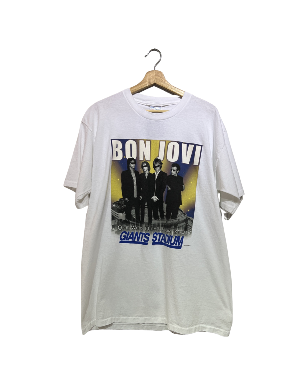 Vintage 2001 Bon Jovi Giants Stadium 2 Nights Tee KIF Vintage