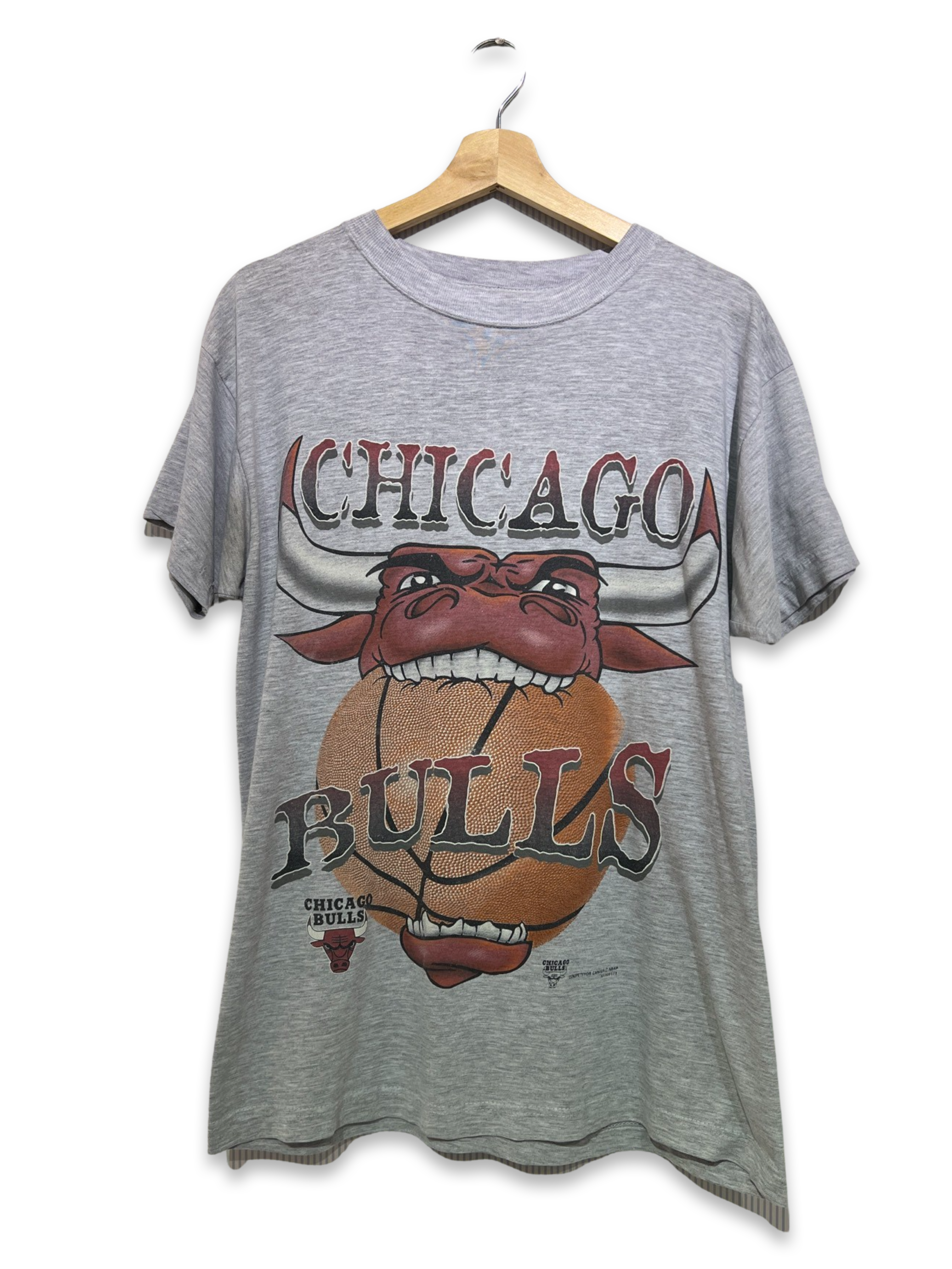 Vintage 90s Chicago Bulls NBA Bite Tee KIF Vintage