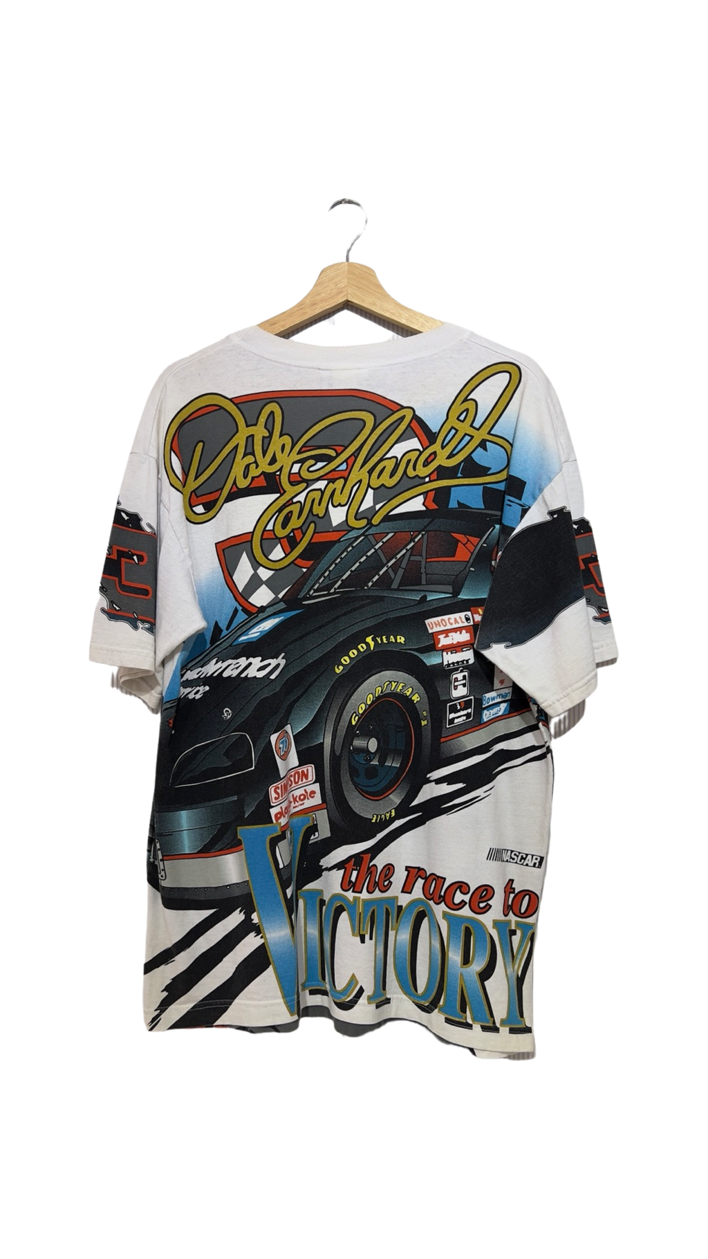 Vintage 90s Dale Earnhardt Sr Road To Victory Tee KIF Vintage