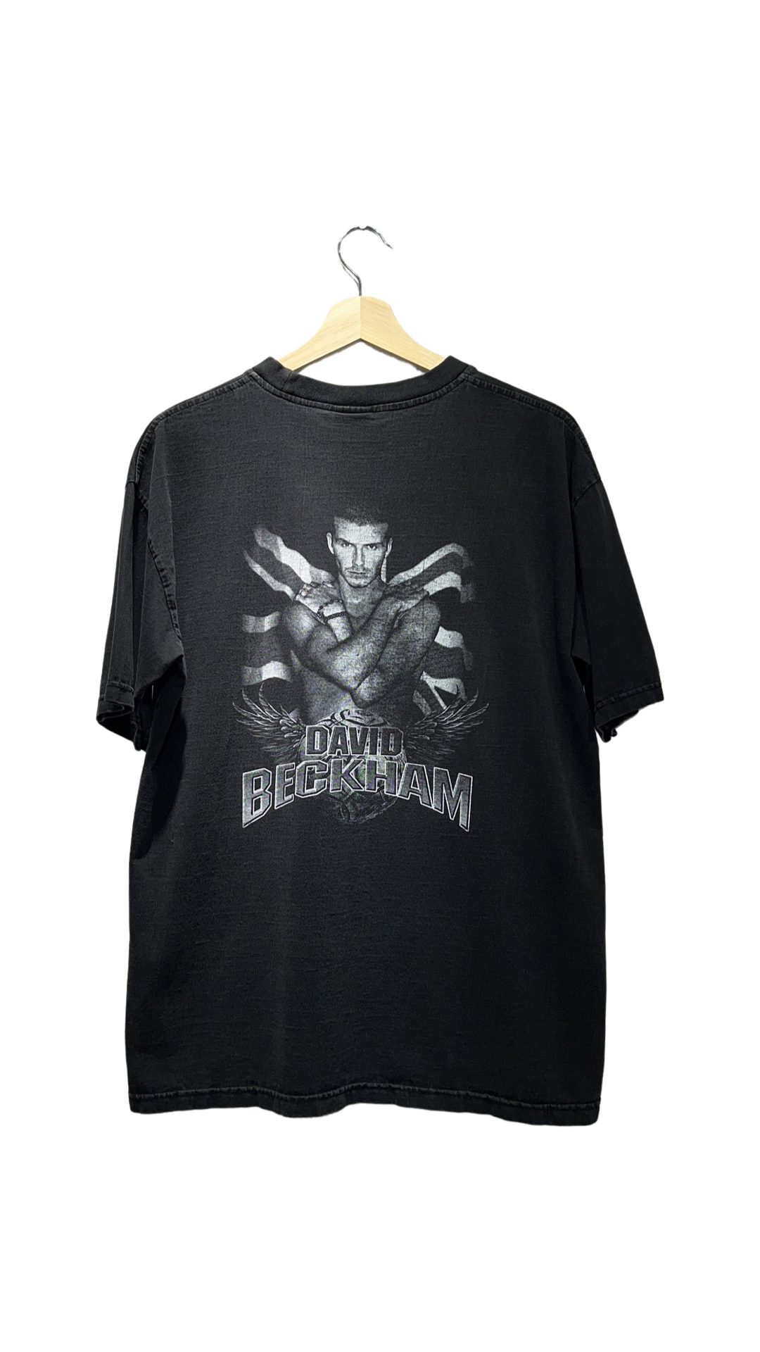 Vintage 2001 David Beckham Double Sided Tee KIF Vintage